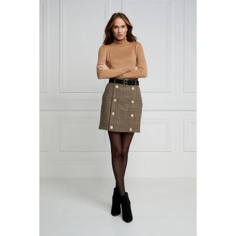 Holland Cooper Knightsbridge Ladies Tweed Skirt - Bourbon Tweed