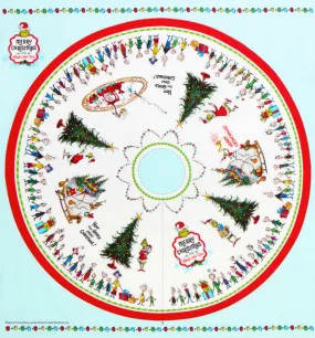 How the Grinch Stole Christmas Tree Skirt Panel