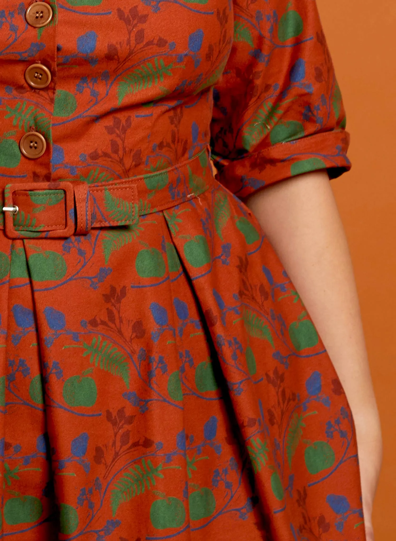 Ida - Rust Hedgerow Dress