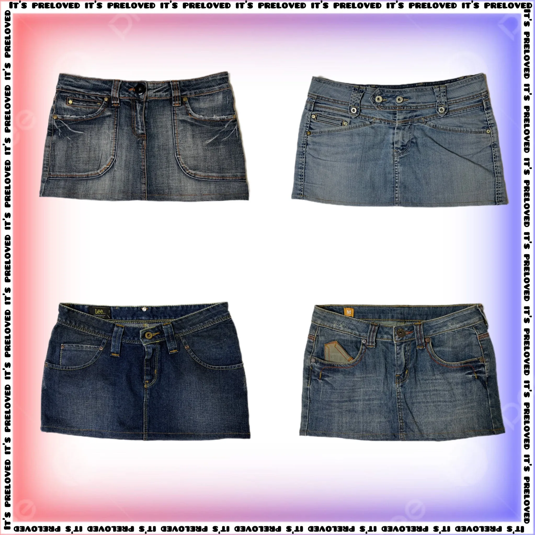 It’s Micro and It’s Y2K: Denim Skirt Mix (SS-767)