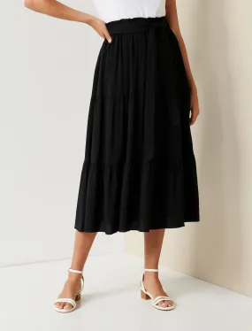 Jasmine Tiered Midi Skirt
