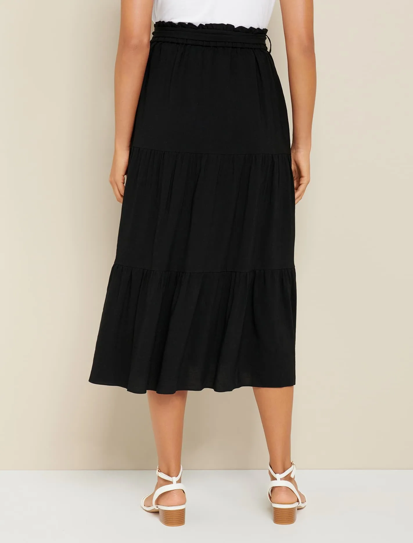 Jasmine Tiered Midi Skirt