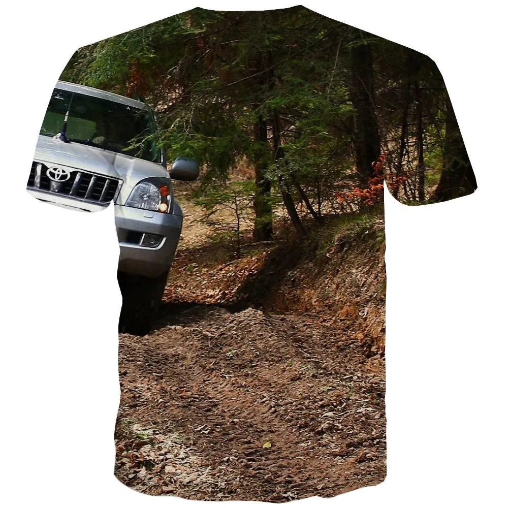 Jeep T-shirt Men Offroad Tshirts Novelty car Shirt Print Short Sleeve Hip hop