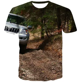 Jeep T-shirt Men Offroad Tshirts Novelty car Shirt Print Short Sleeve Hip hop