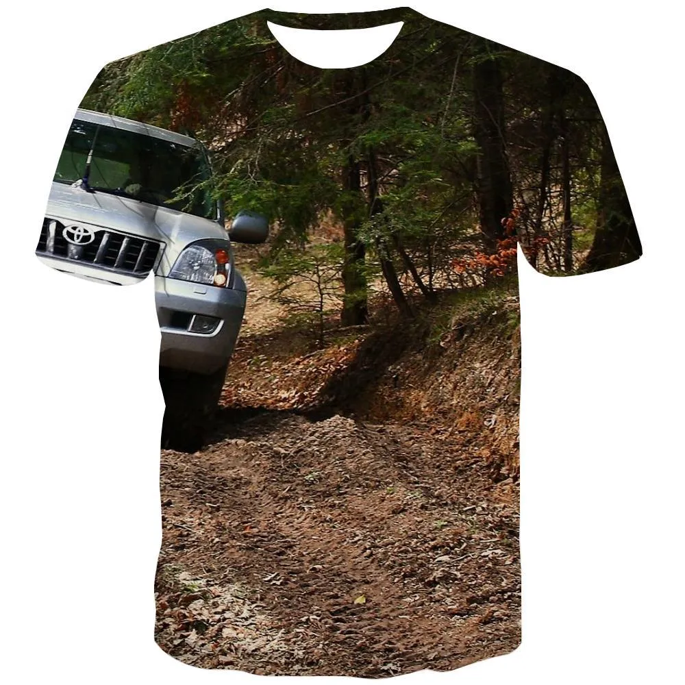 Jeep T-shirt Men Offroad Tshirts Novelty car Shirt Print Short Sleeve Hip hop