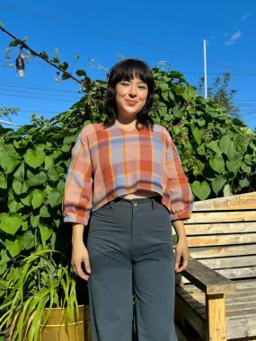 Jennifer Glasgow Love Top (Sunset Plaid)