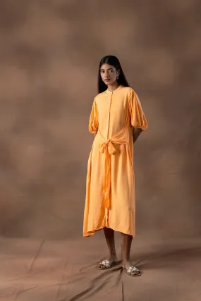 Kesari Sugarcane Fabric Shirt Dress