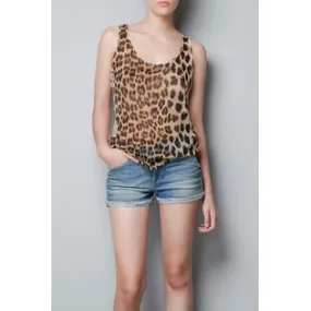 Ketty More Women Lace Stitched Round Neck Sleeveless Shirt-KMWSB724