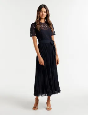 Khloe Lace 2 In 1 Midi Dress