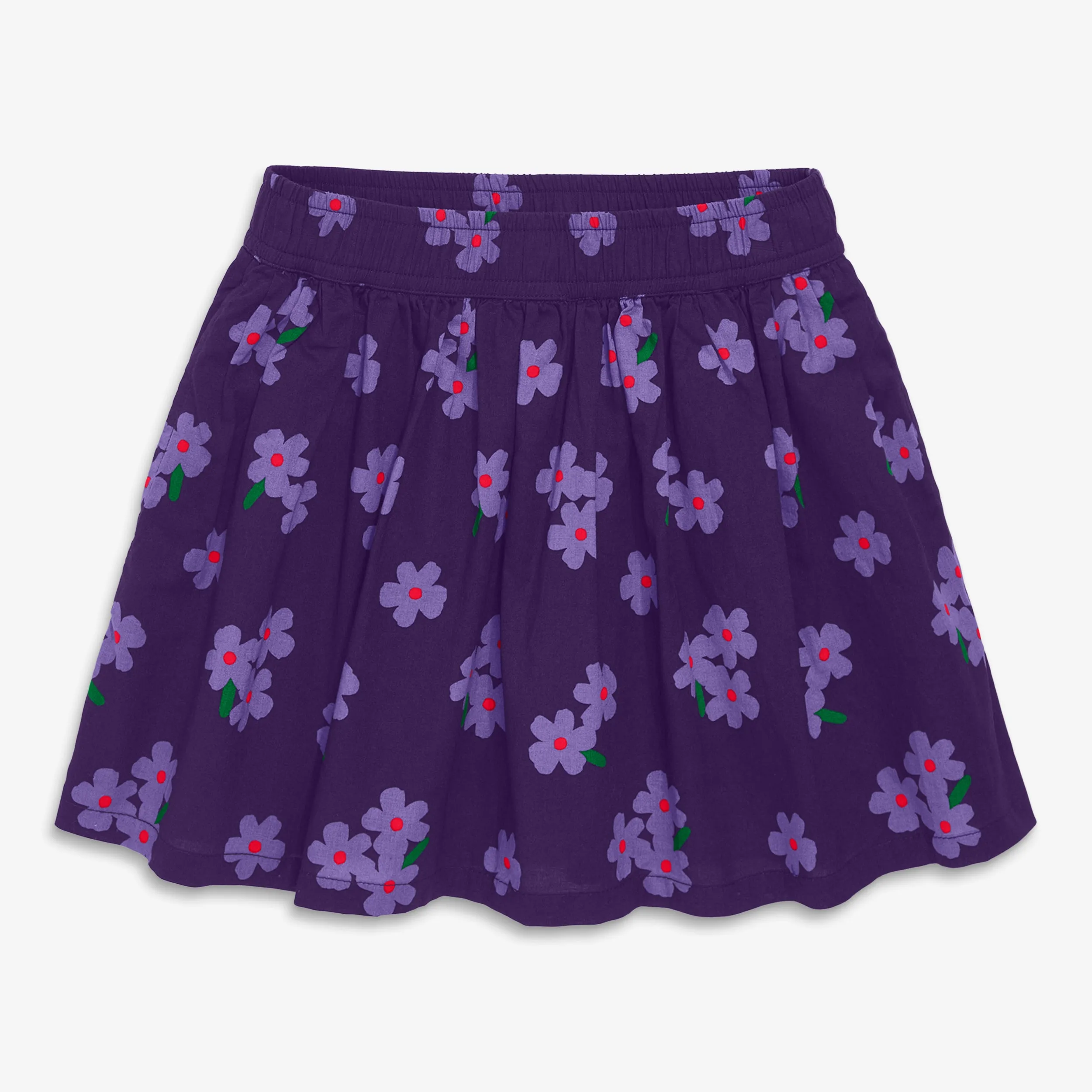 Kids pull-on pocket skirt in violets