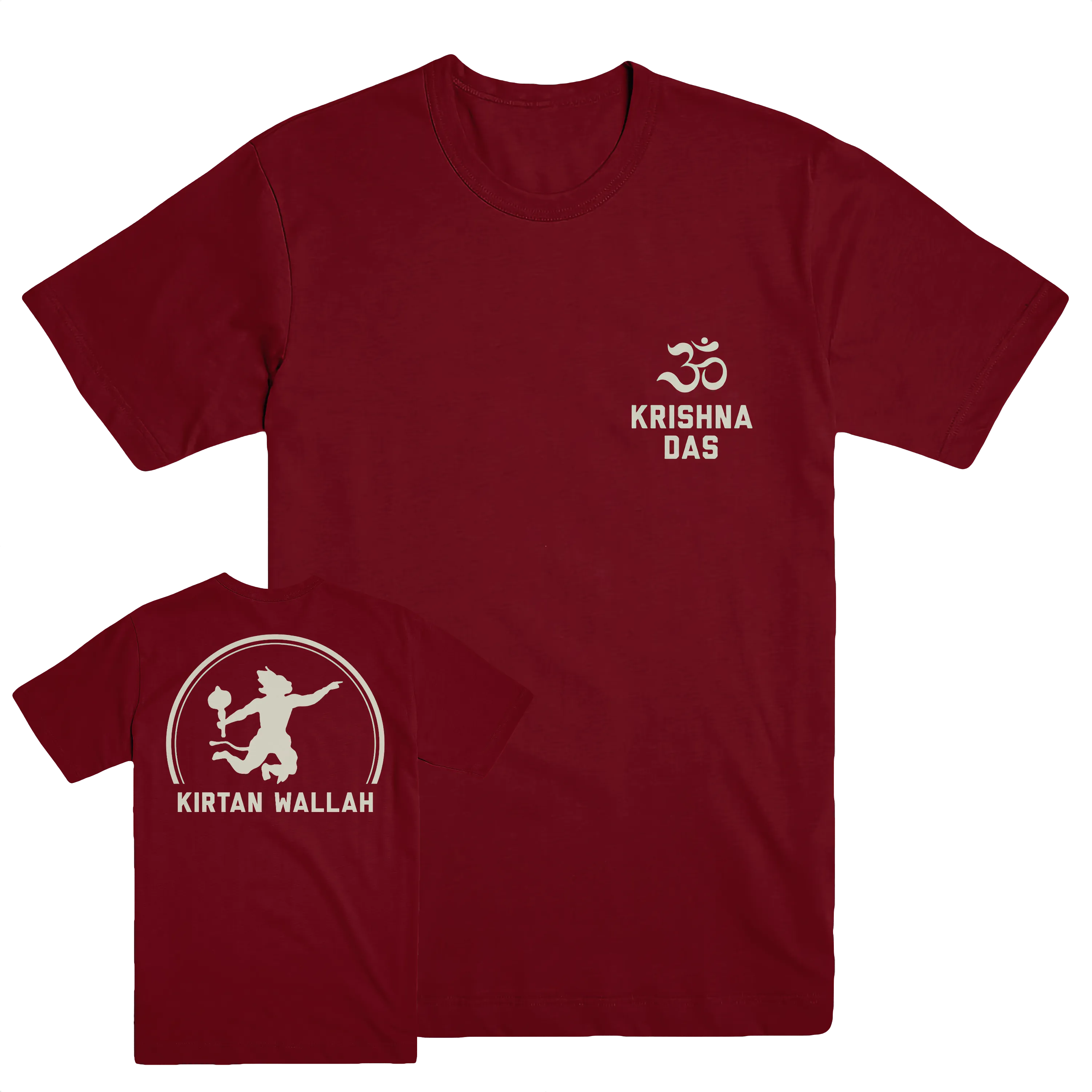 Krishna Das "Kirtan Wallah" Stereo Red T-Shirt