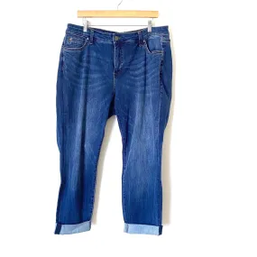 Kut From The Kloth Dark Wash Denim Capris- Size 16W (Inseam 26”)
