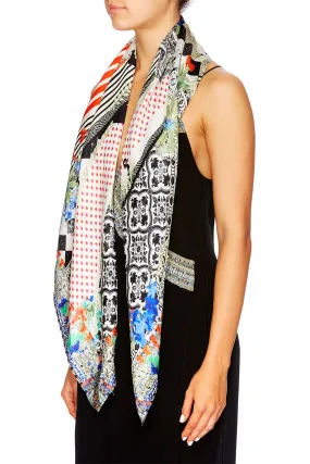 LARGE SQUARE SCARF MEET ME HERE