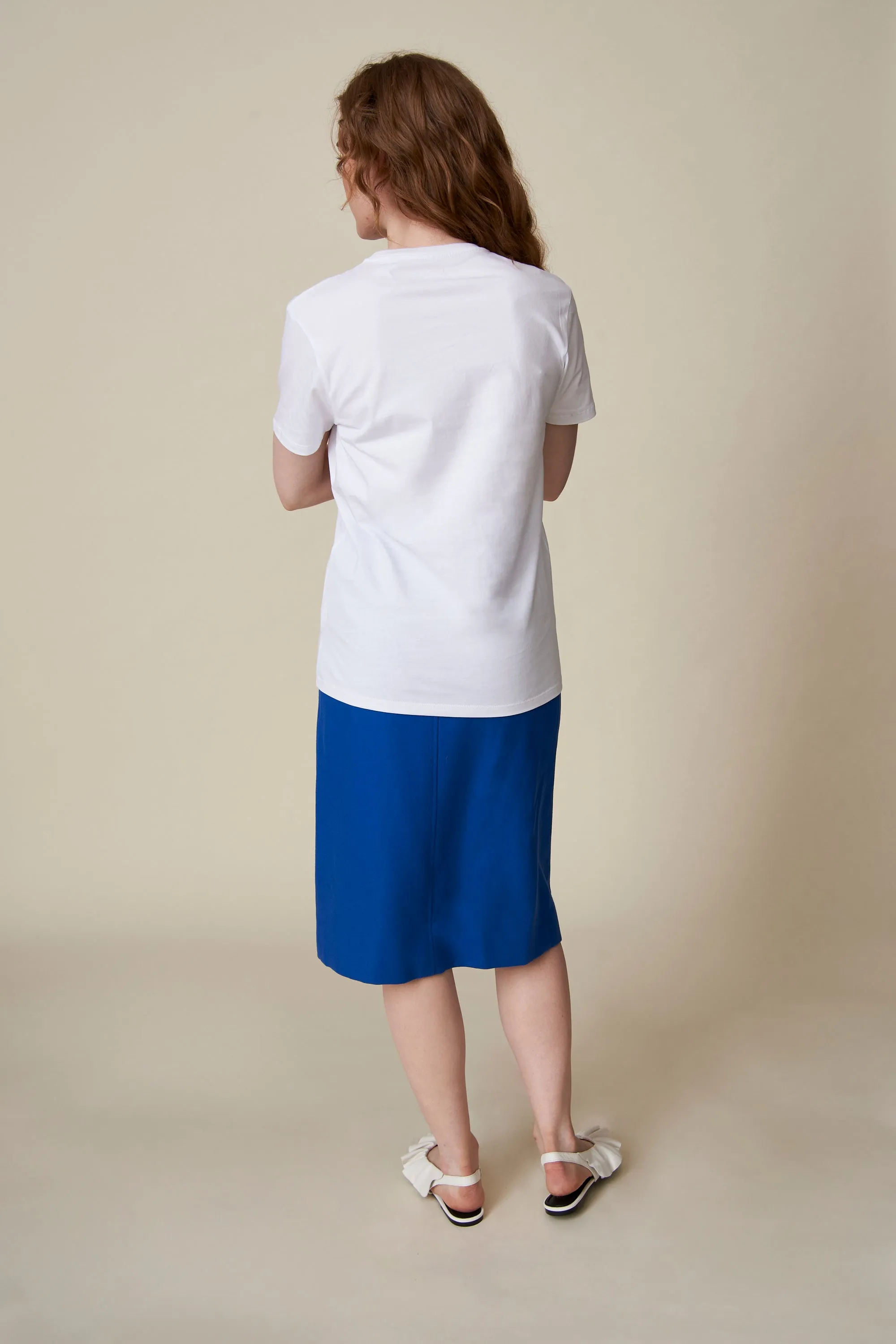 Les Vacances T-Shirt - Weiß/Blau/Rot