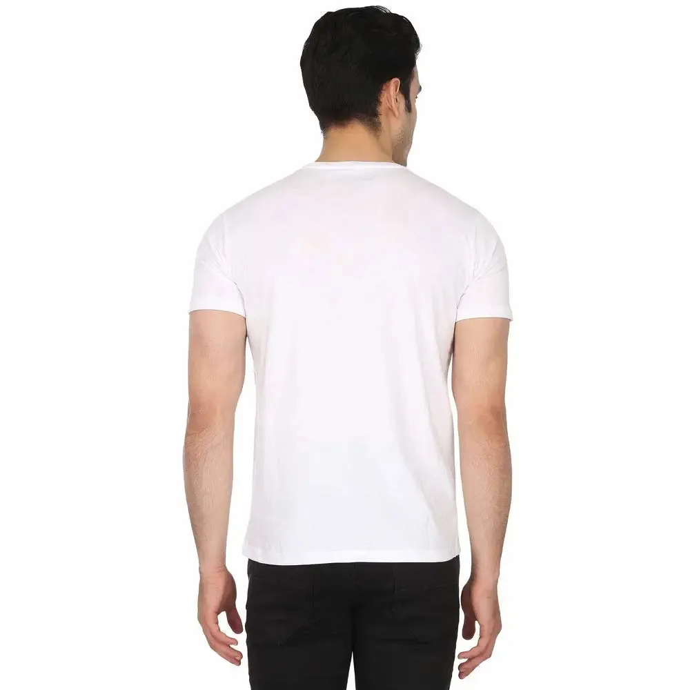 Life by Shoppers Stop Mens V-Neck Solid T-ShirtLIFE Store