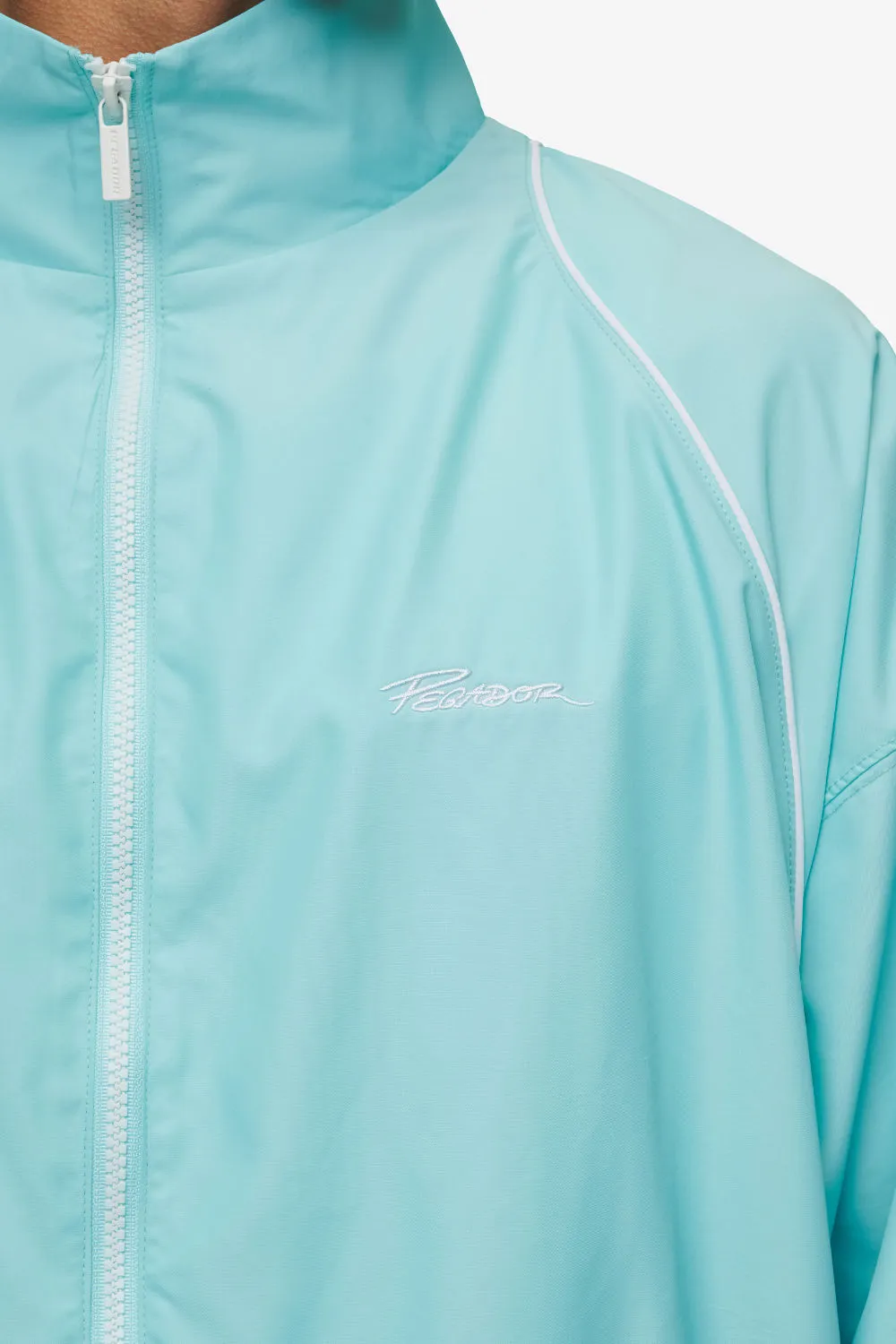 Lincoln Boxy Track Jacket Sky Blue