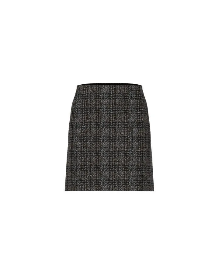 Marc Cain Shadow Check Mini Skirt