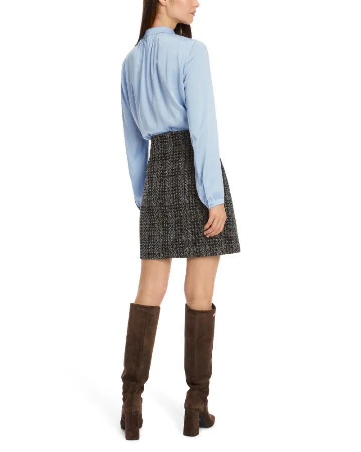 Marc Cain Shadow Check Mini Skirt