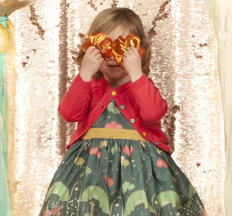 Martha Children's Dress - Teal Ballroom