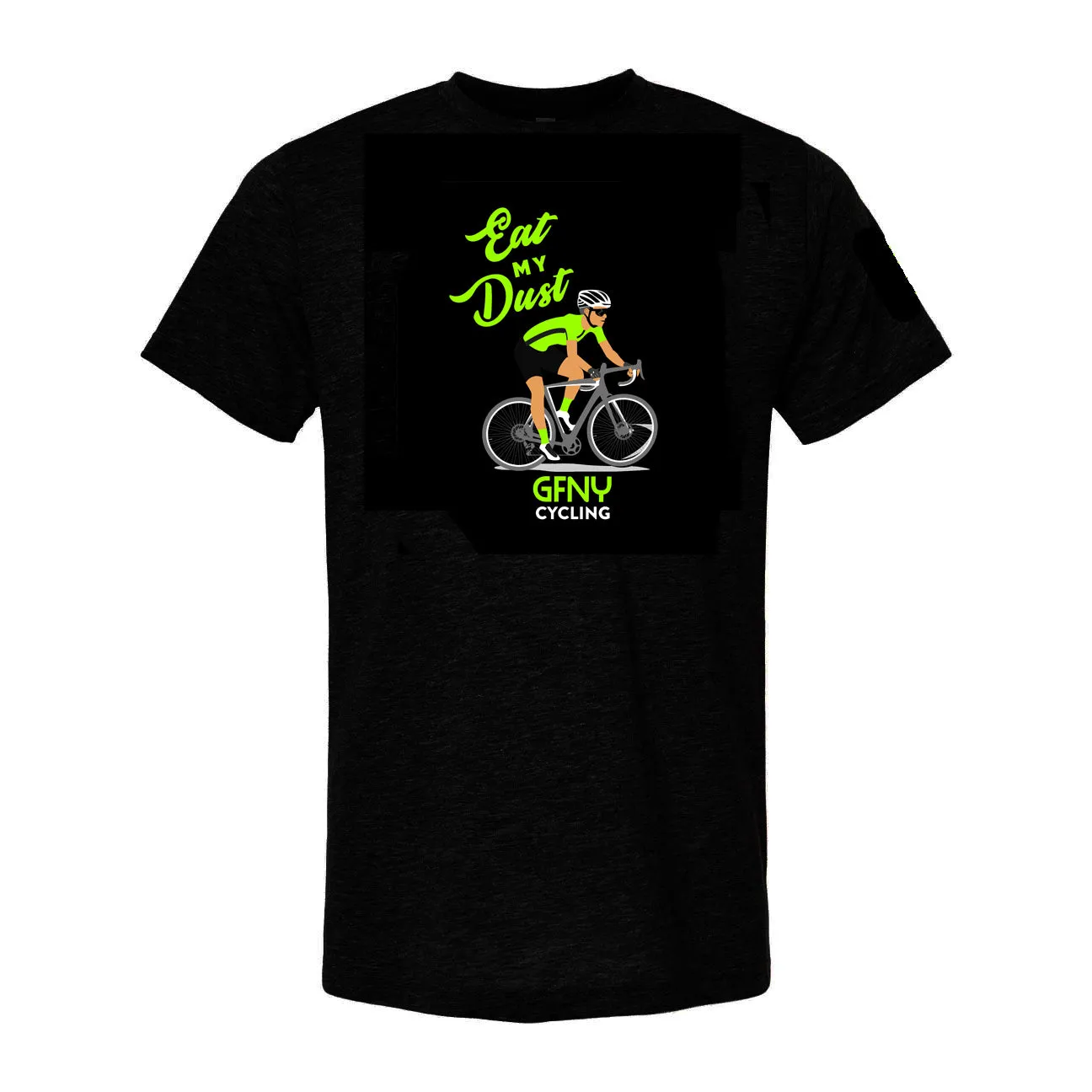 Men T-shirt Black Eat My Dust