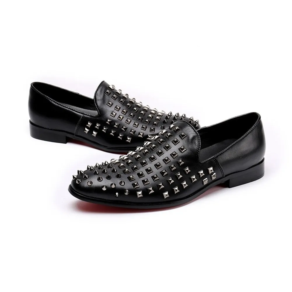 Mens Low Top Oxford Shoes with Decoration
