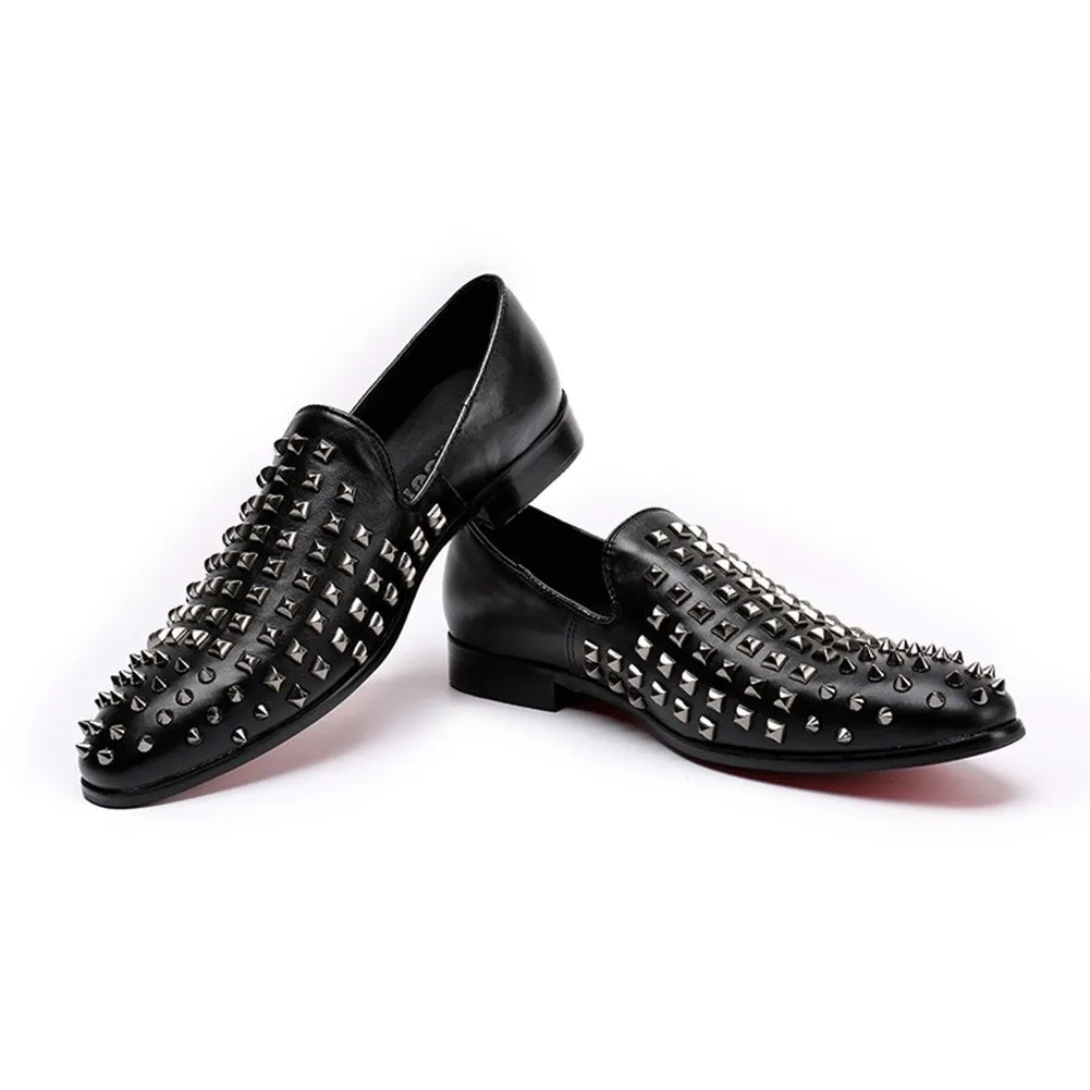 Mens Low Top Oxford Shoes with Decoration