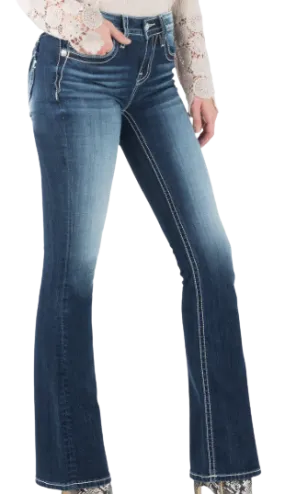 Miss Me Women's Inner Glimpse Bootcut Jean