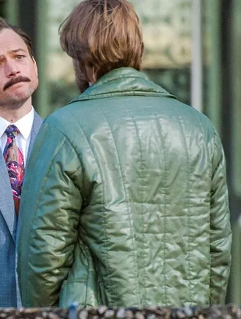 Movie Tetris 2023 Nikita Efremov Green Parachute Jacket