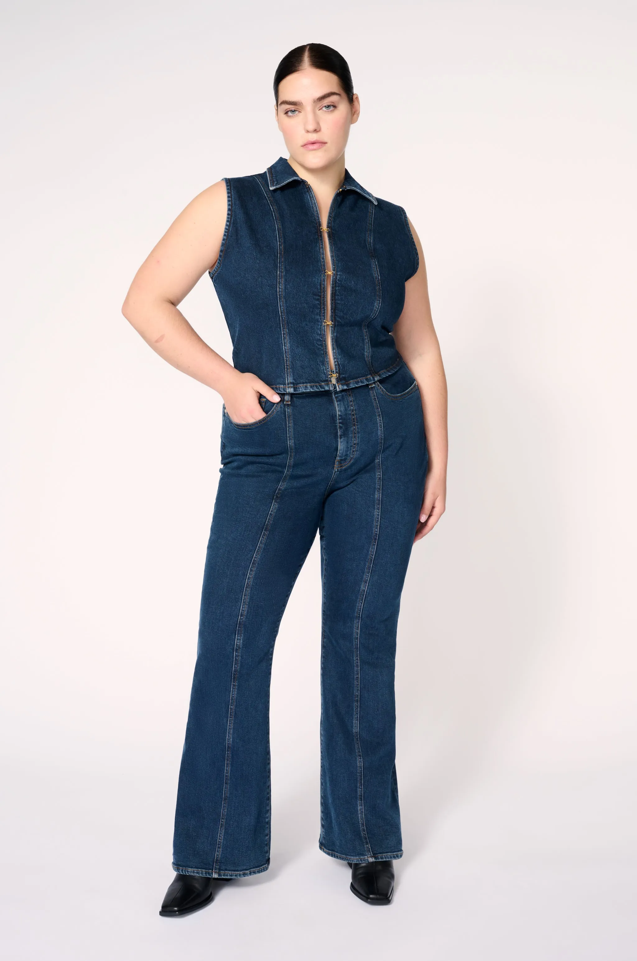 MRS PLUS - CROPPED VEST | PRESCOTT