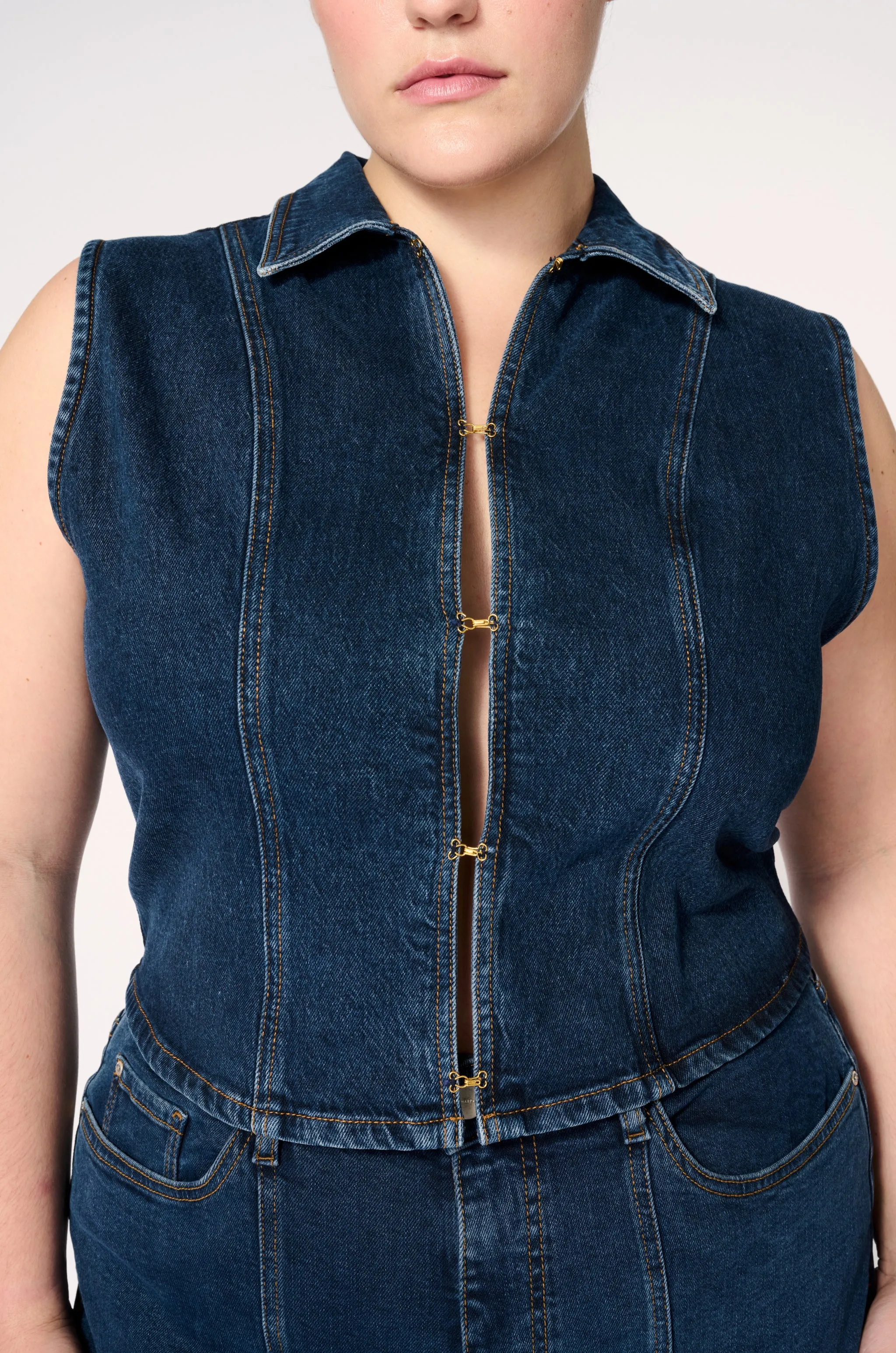MRS PLUS - CROPPED VEST | PRESCOTT