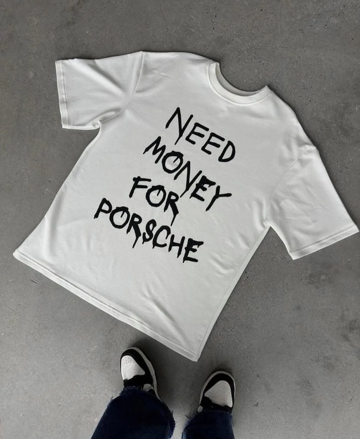Need Money For Porsche Graphic Printed Oversized Unisex Daily Wear Premium Quality T-shirt For Ideal Look