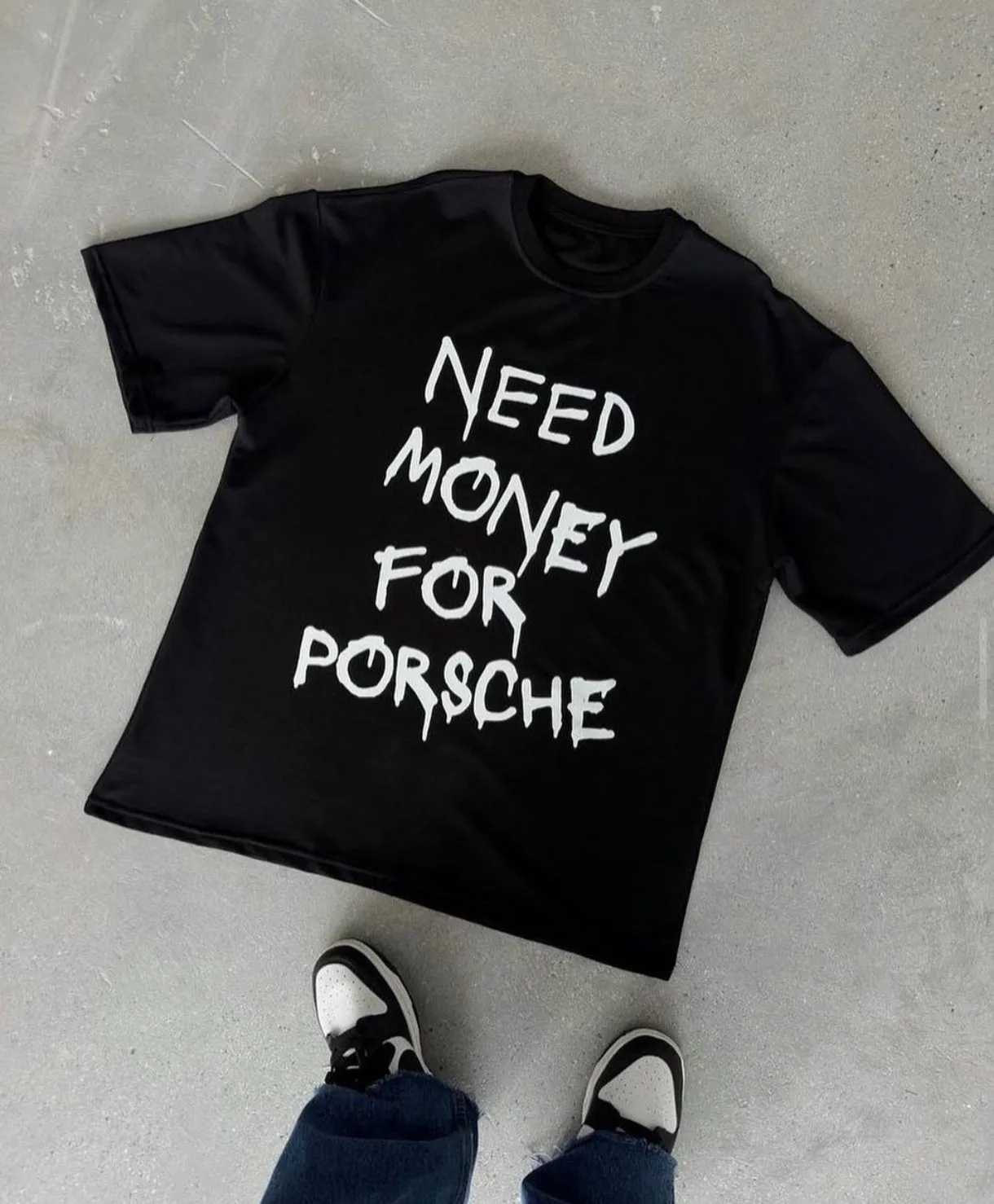 Need Money For Porsche Graphic Printed Oversized Unisex Daily Wear Premium Quality T-shirt For Ideal Look
