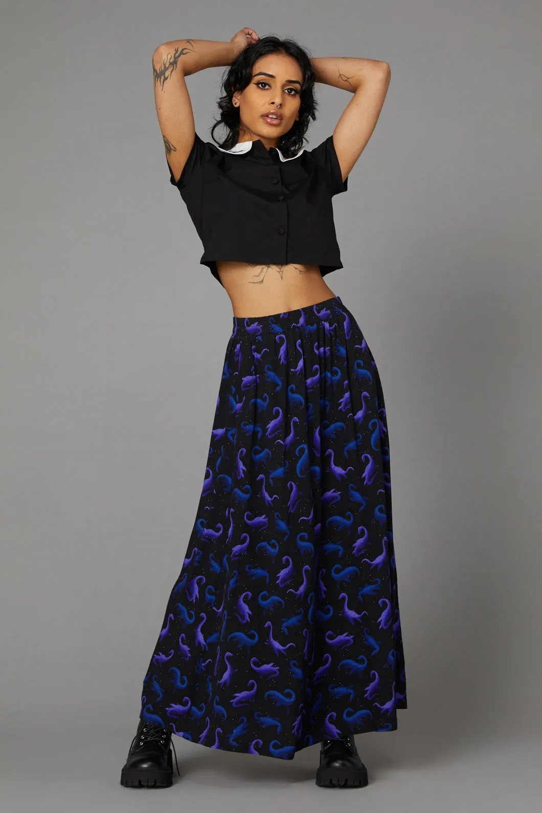 Nessie Print Skirt