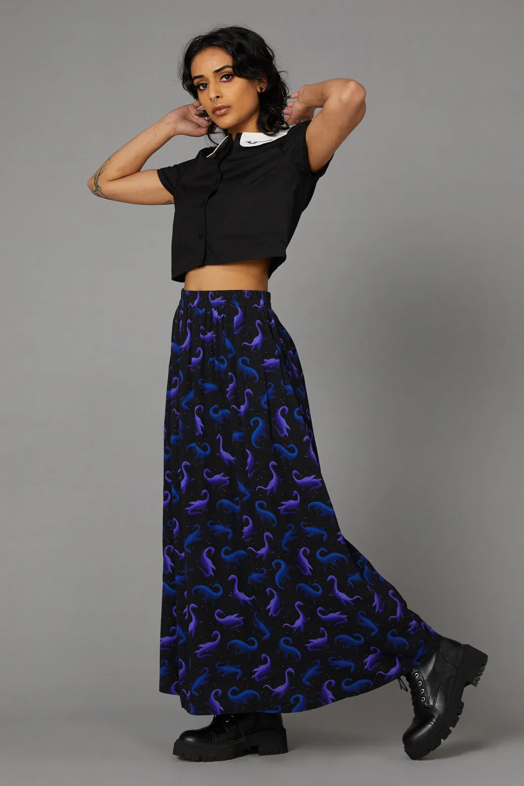 Nessie Print Skirt