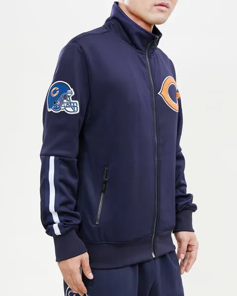 NFL CHICAGO BEARS CLASSIC MEN'S TRACK JACKET (MIDNIGHT NAVY)