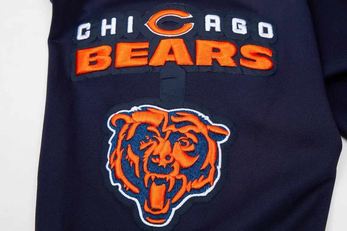 NFL CHICAGO BEARS CLASSIC MEN'S TRACK JACKET (MIDNIGHT NAVY)