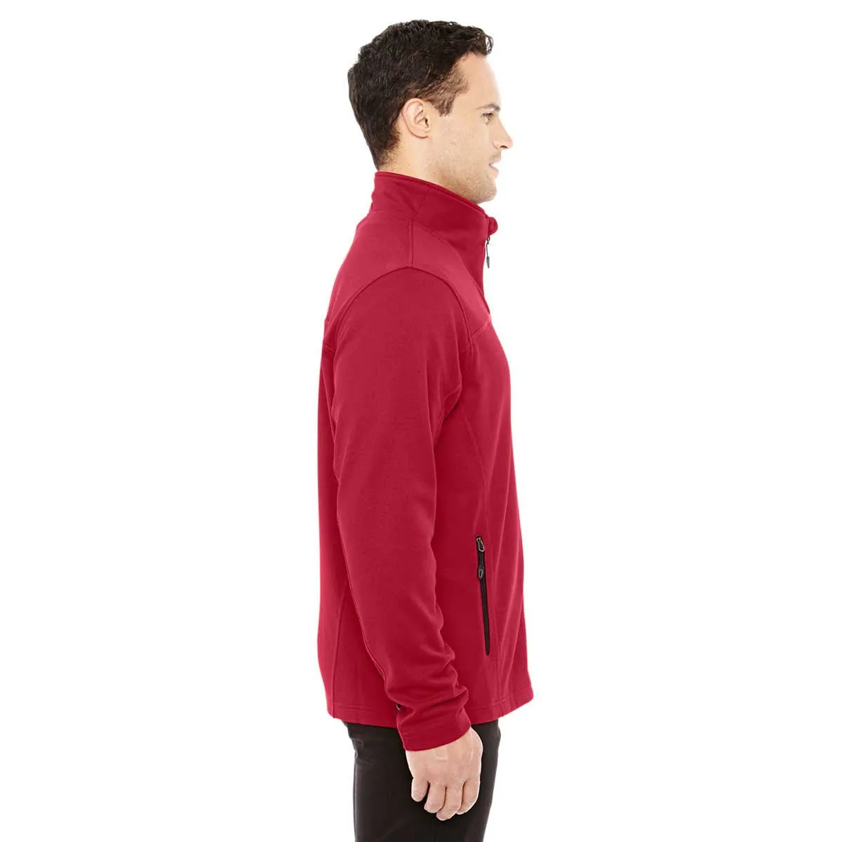 North End Men's Classic Red/Black Torrent Performance Fleece Jacket