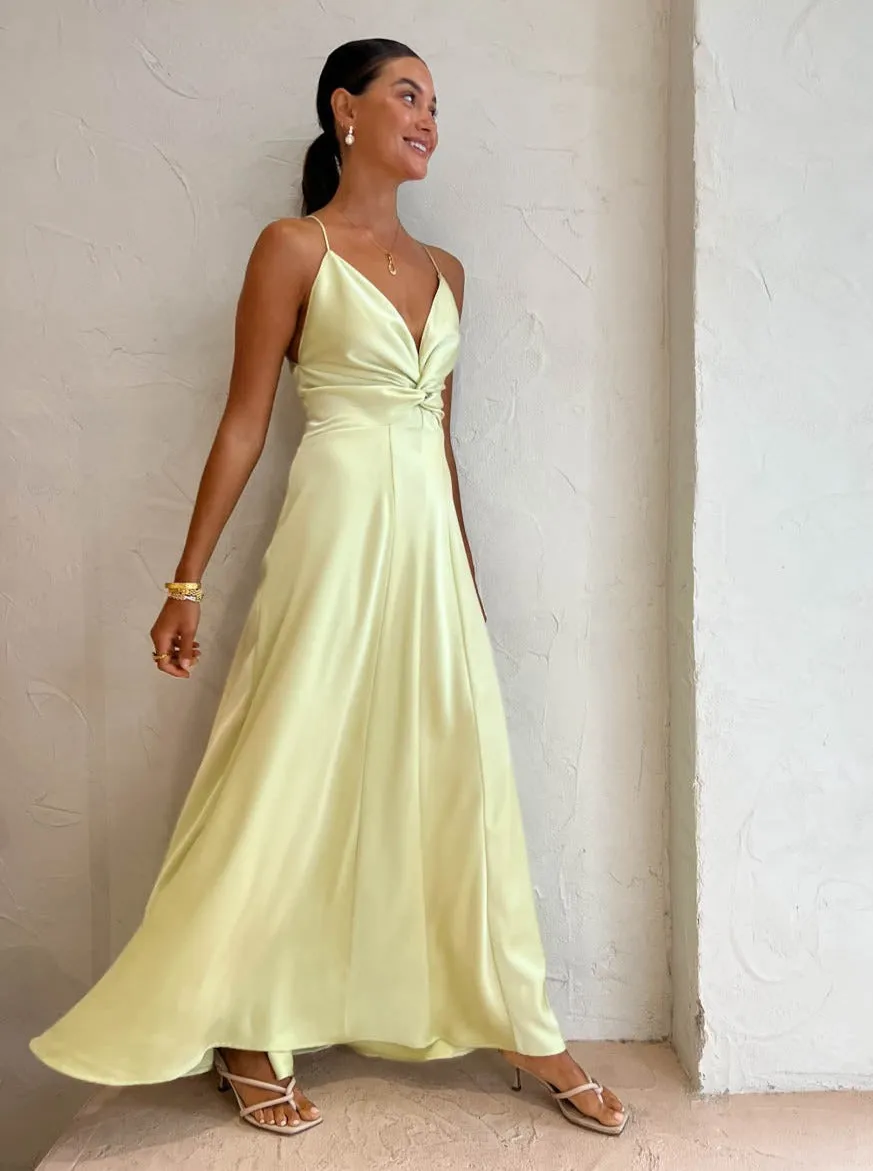 One Fell Swoop Emmeline Maxi Dress in Limoncello