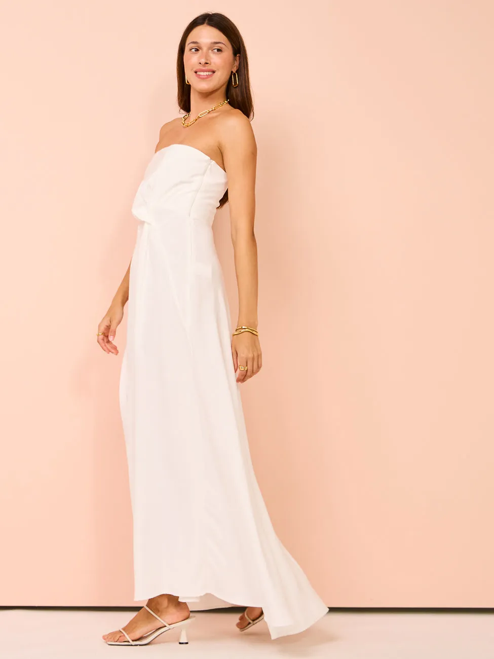 One Fell Swoop Nirvana Maxi in Runway White Matte