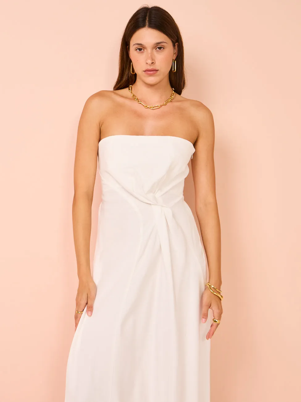 One Fell Swoop Nirvana Maxi in Runway White Matte