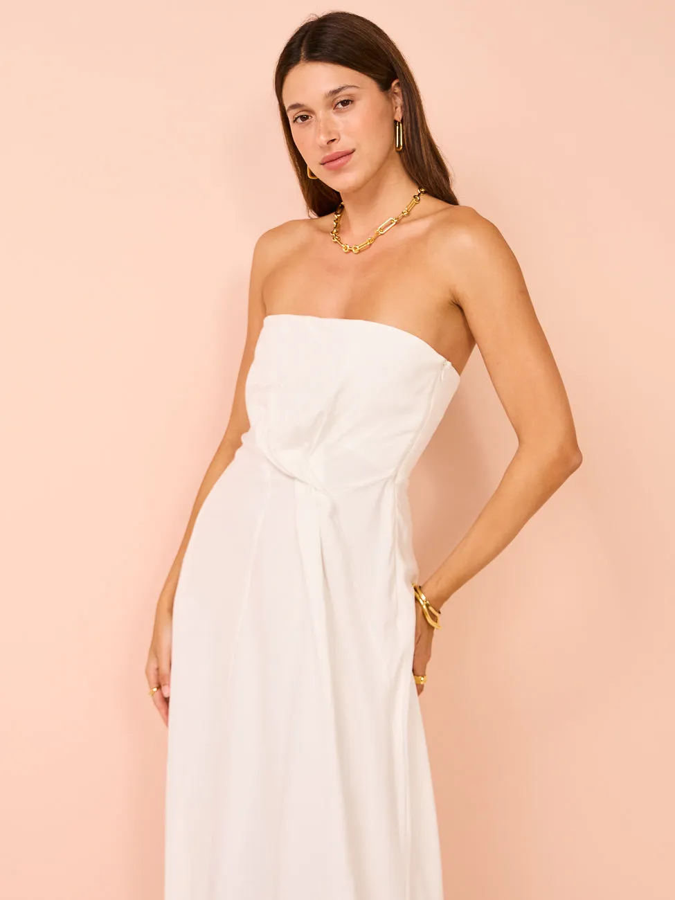 One Fell Swoop Nirvana Maxi in Runway White Matte