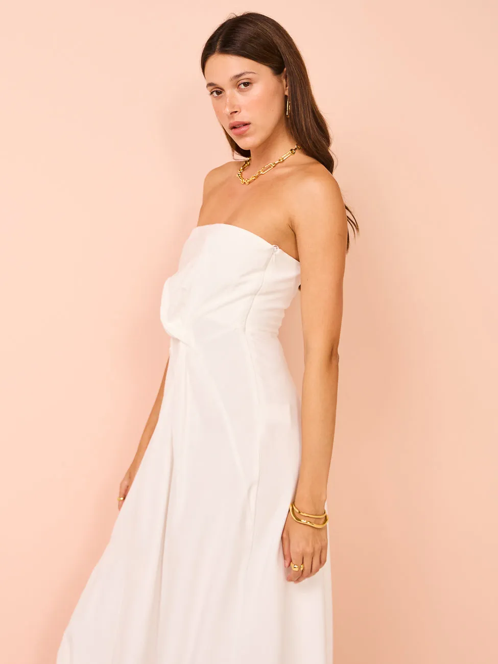 One Fell Swoop Nirvana Maxi in Runway White Matte