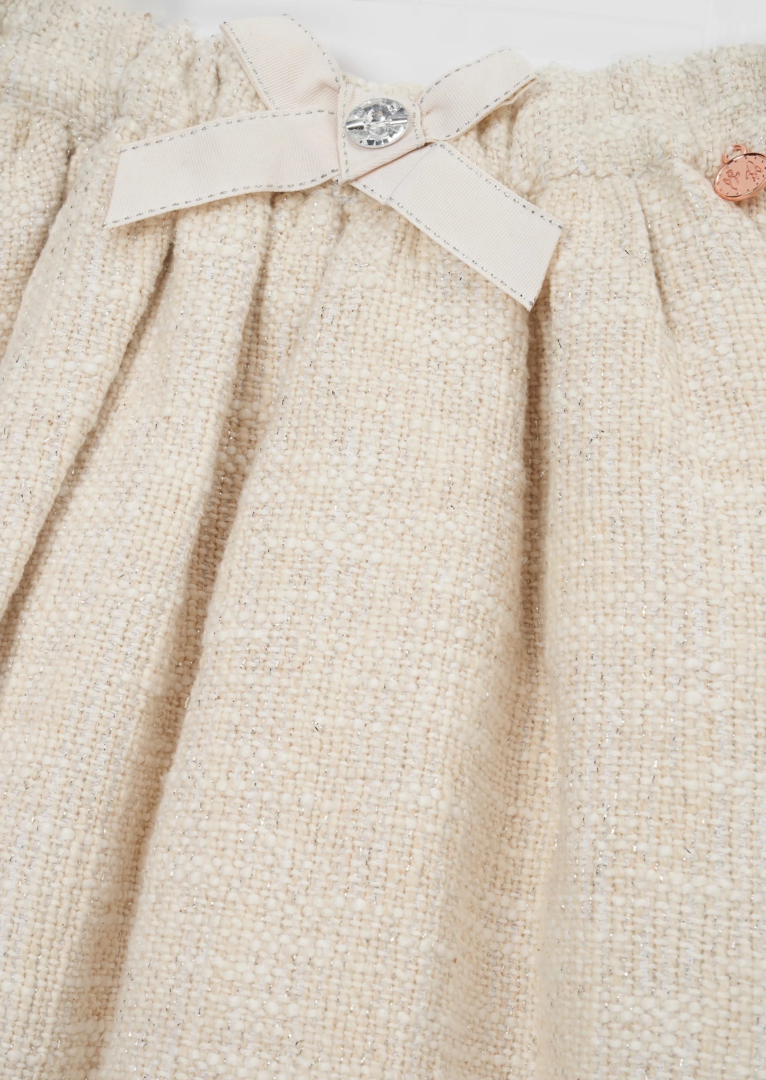 Opal Natural Tweed Skirt