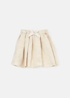 Opal Natural Tweed Skirt