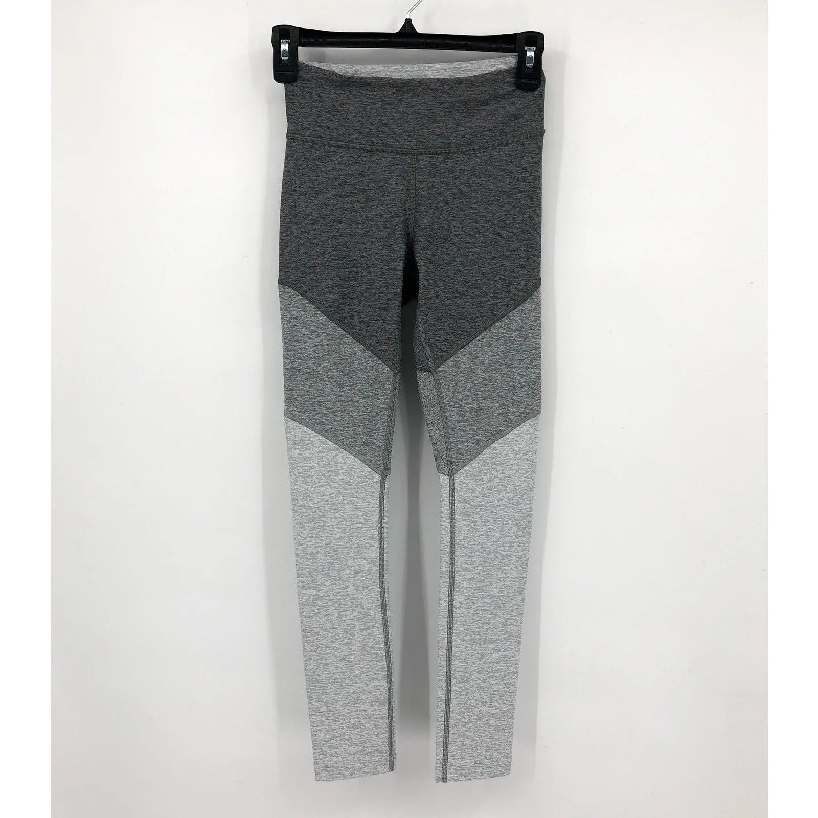 OUTDOOR VOICES Women's 7/8 Springs Leggings XS Graphite/Ash/Dove Colorblock NWT