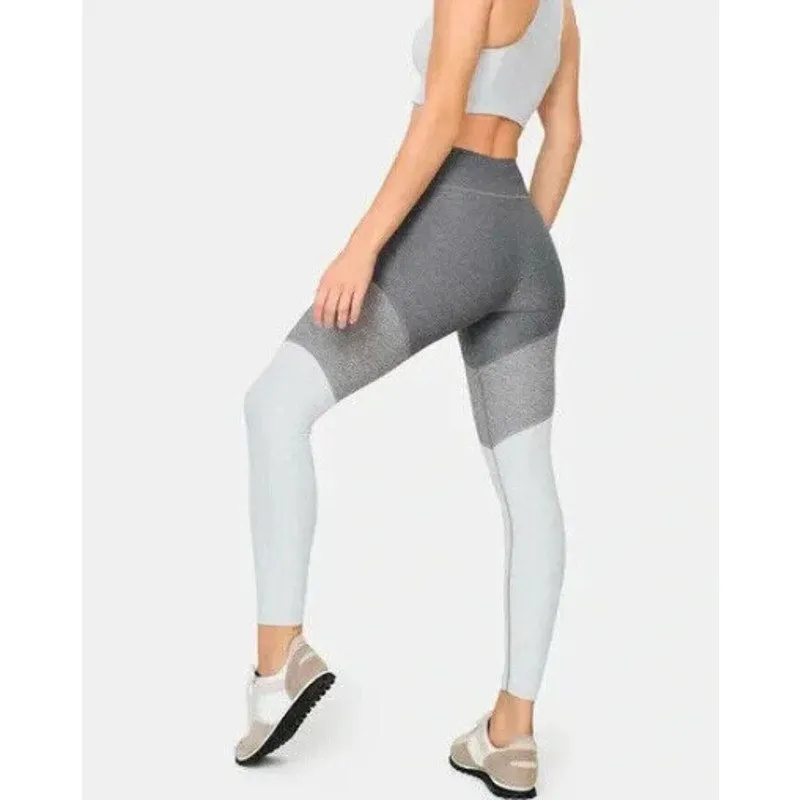 OUTDOOR VOICES Women's 7/8 Springs Leggings XS Graphite/Ash/Dove Colorblock NWT