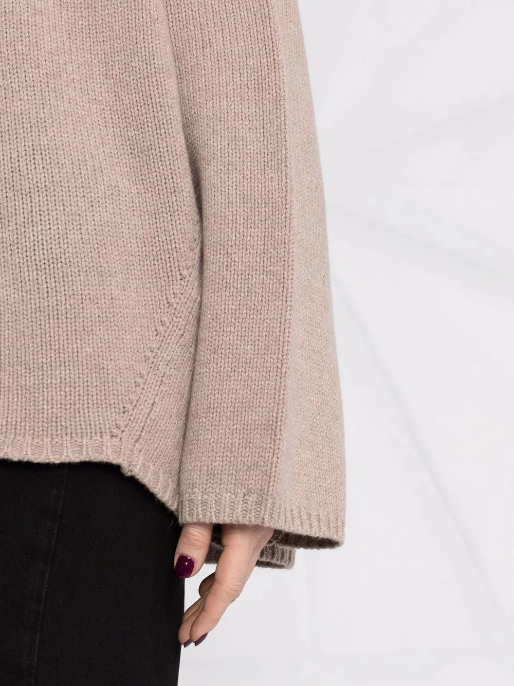 Oversized rollneck jumper