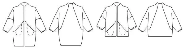 Papercut Patterns - Sapporo Coat Sewing Pattern