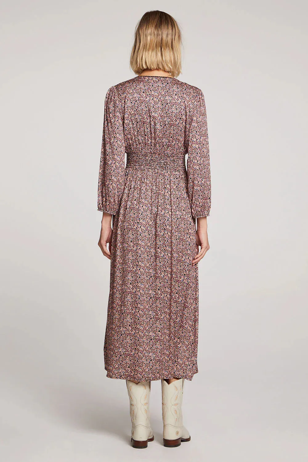 Pattie Midi Dress | Multi-Floral Garden