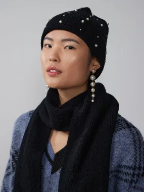 Pearl Beanie Scarf Set